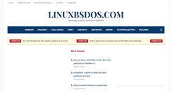 Desktop Screenshot of linuxbsdos.com