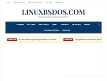 Tablet Screenshot of linuxbsdos.com